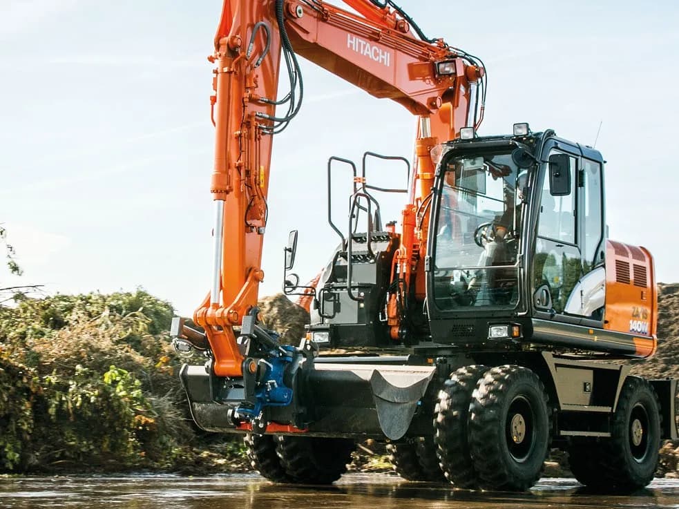 Hitachi ZX140W-6, Wheeled excavators