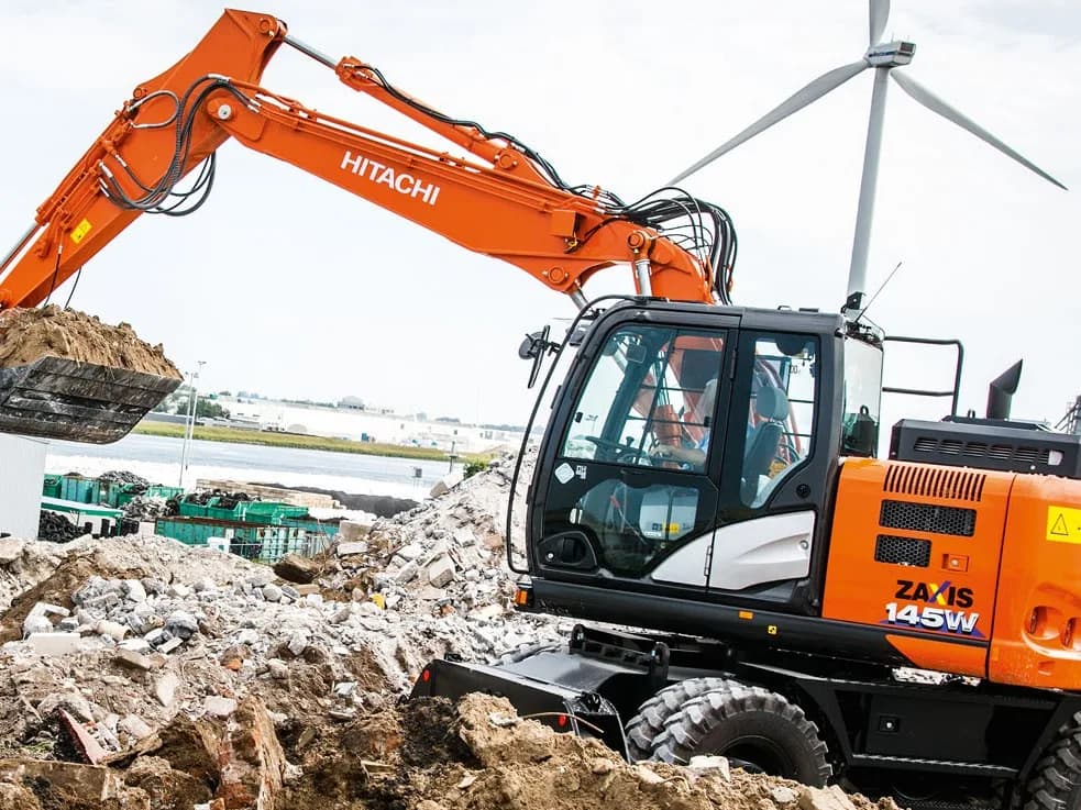 Hitachi ZX145W-6, Wheeled excavators