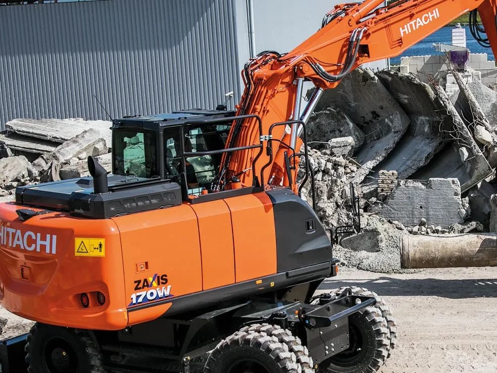 Hitachi ZX170W-6, Wheeled excavators