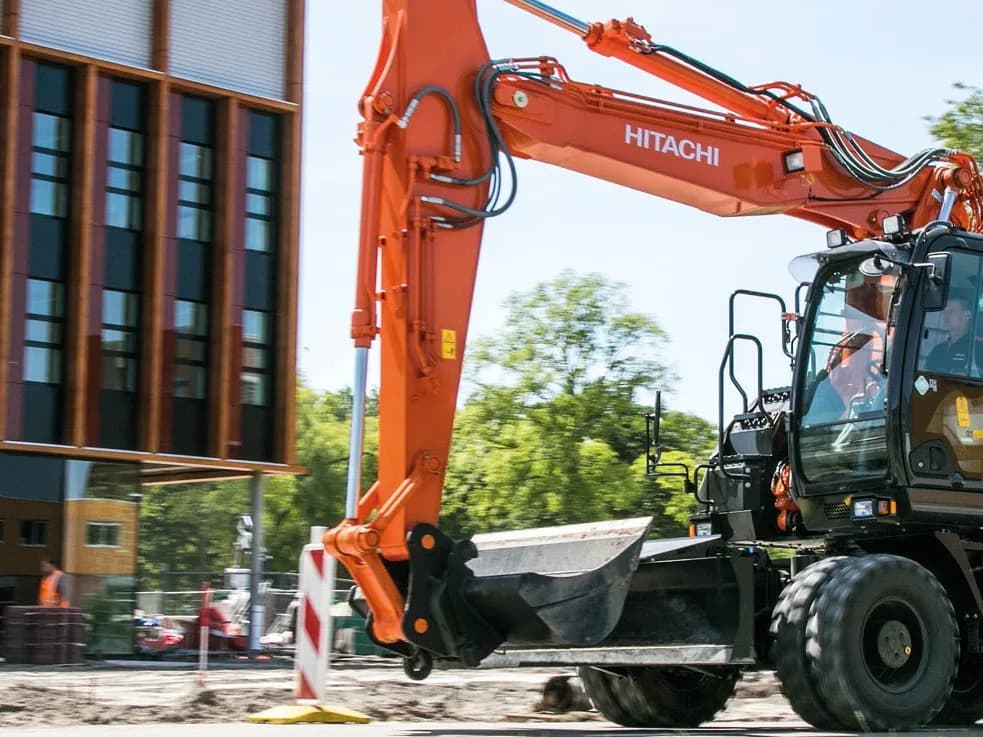Hitachi ZX190W-6, Wheeled excavators