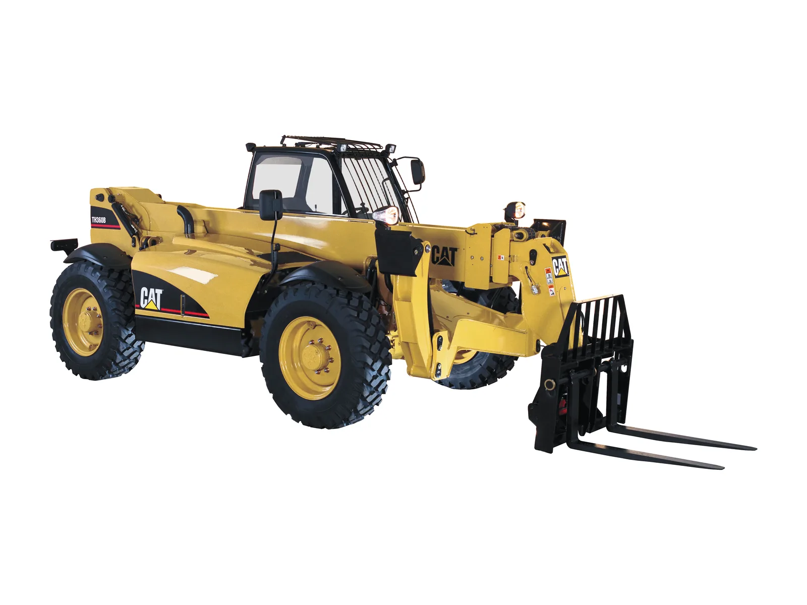 Caterpillar TH360B, Sollevatori telescopici fissi