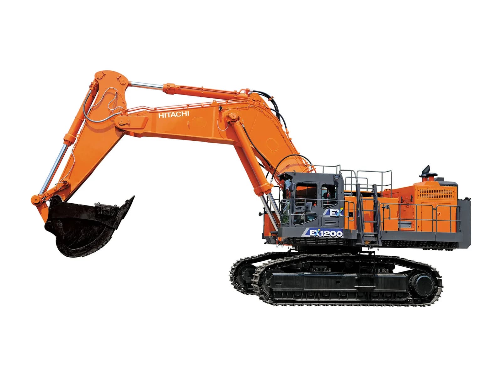 Hitachi EX1200-7, Tracked excavators