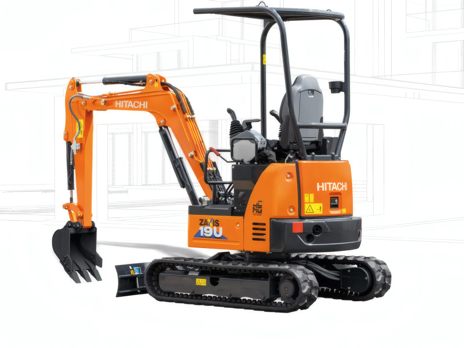 Hitachi ZX17U-6, Mini excavators