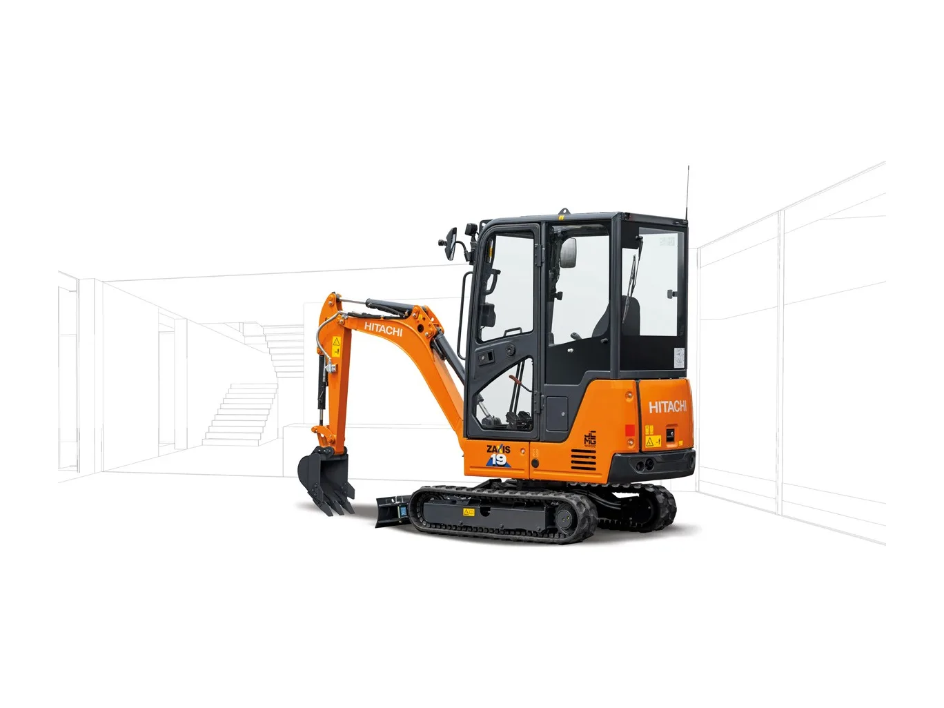 Hitachi ZX19-6, Mini excavators