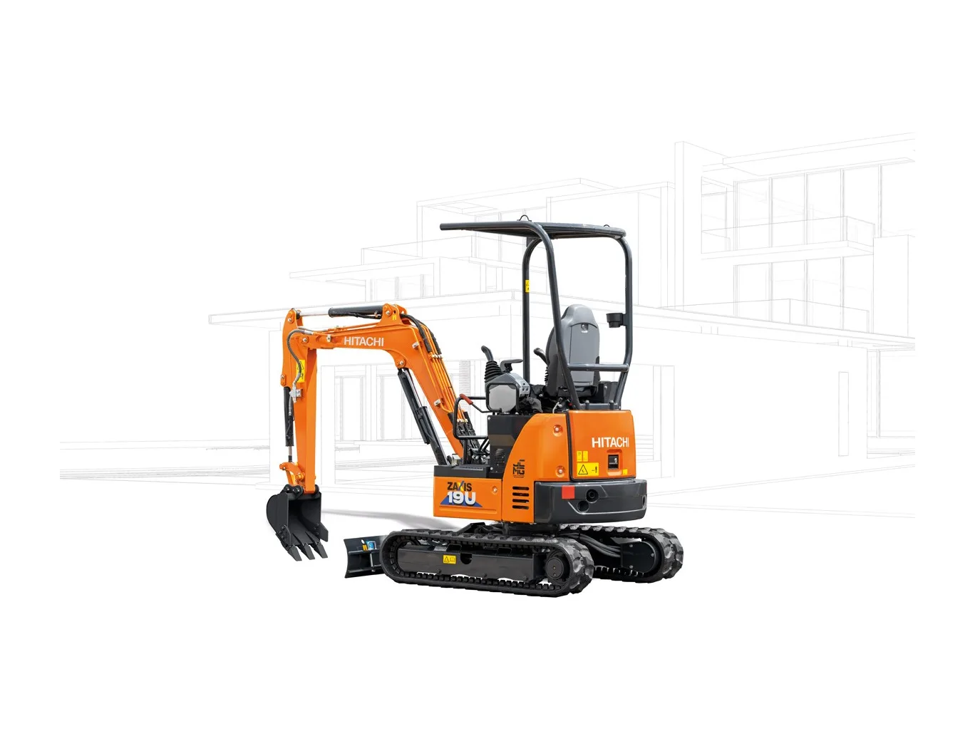 Hitachi ZX19U-6, Mini excavators