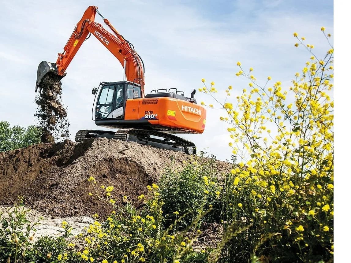 Hitachi ZX210-6, Tracked excavators