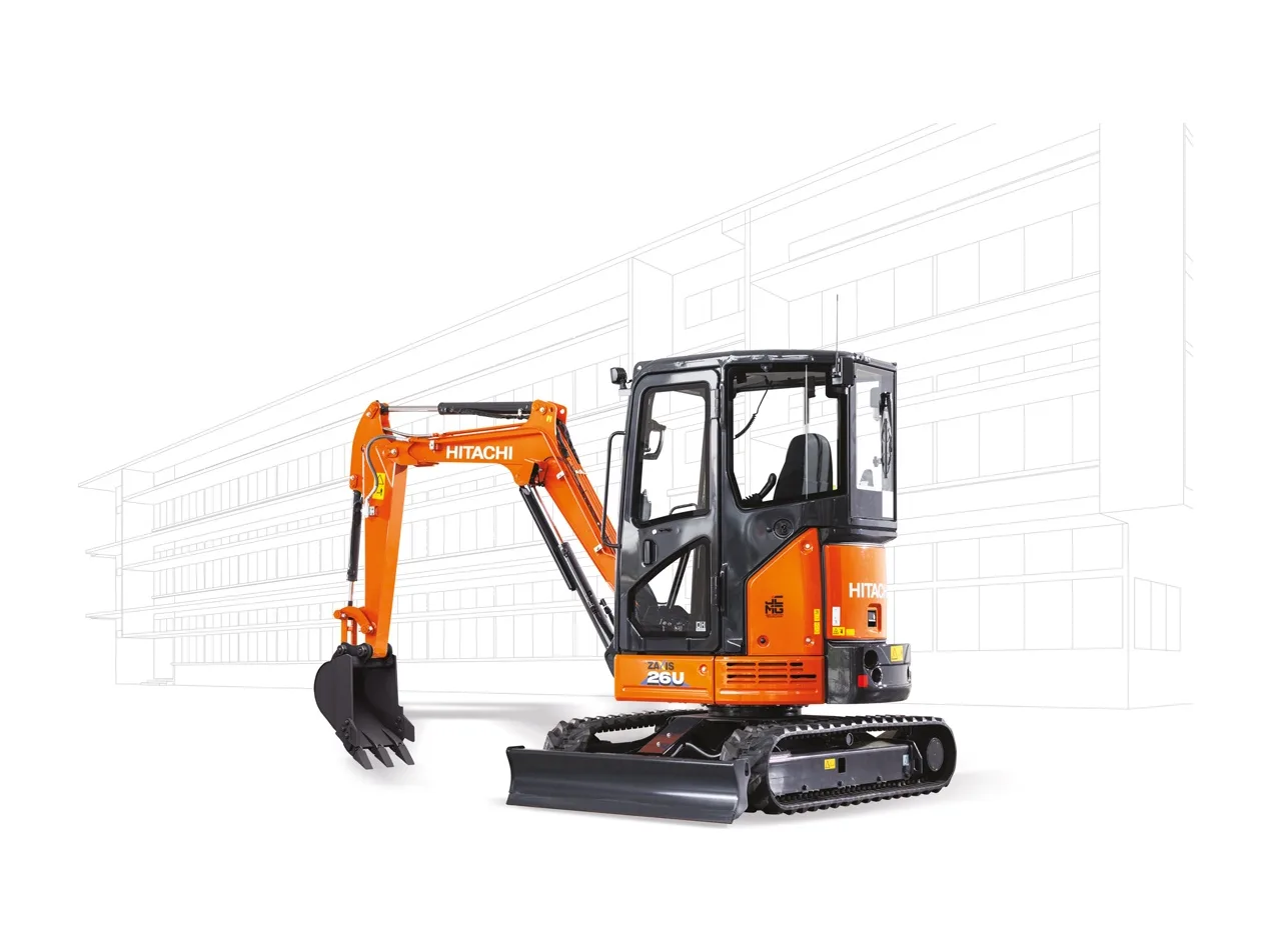 Hitachi ZX26U-6, Mini excavators