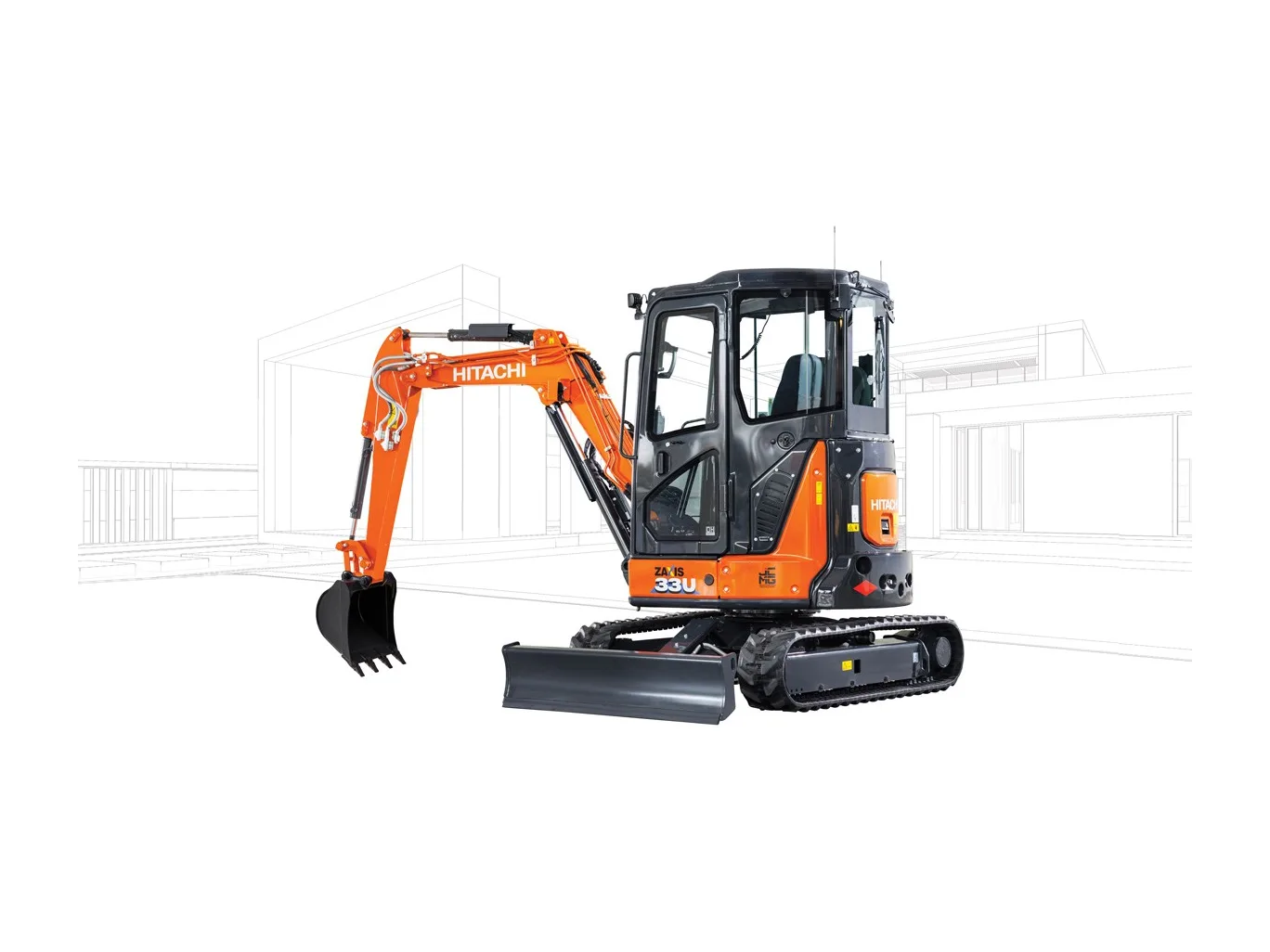 Hitachi ZX33U-6, Mini excavators
