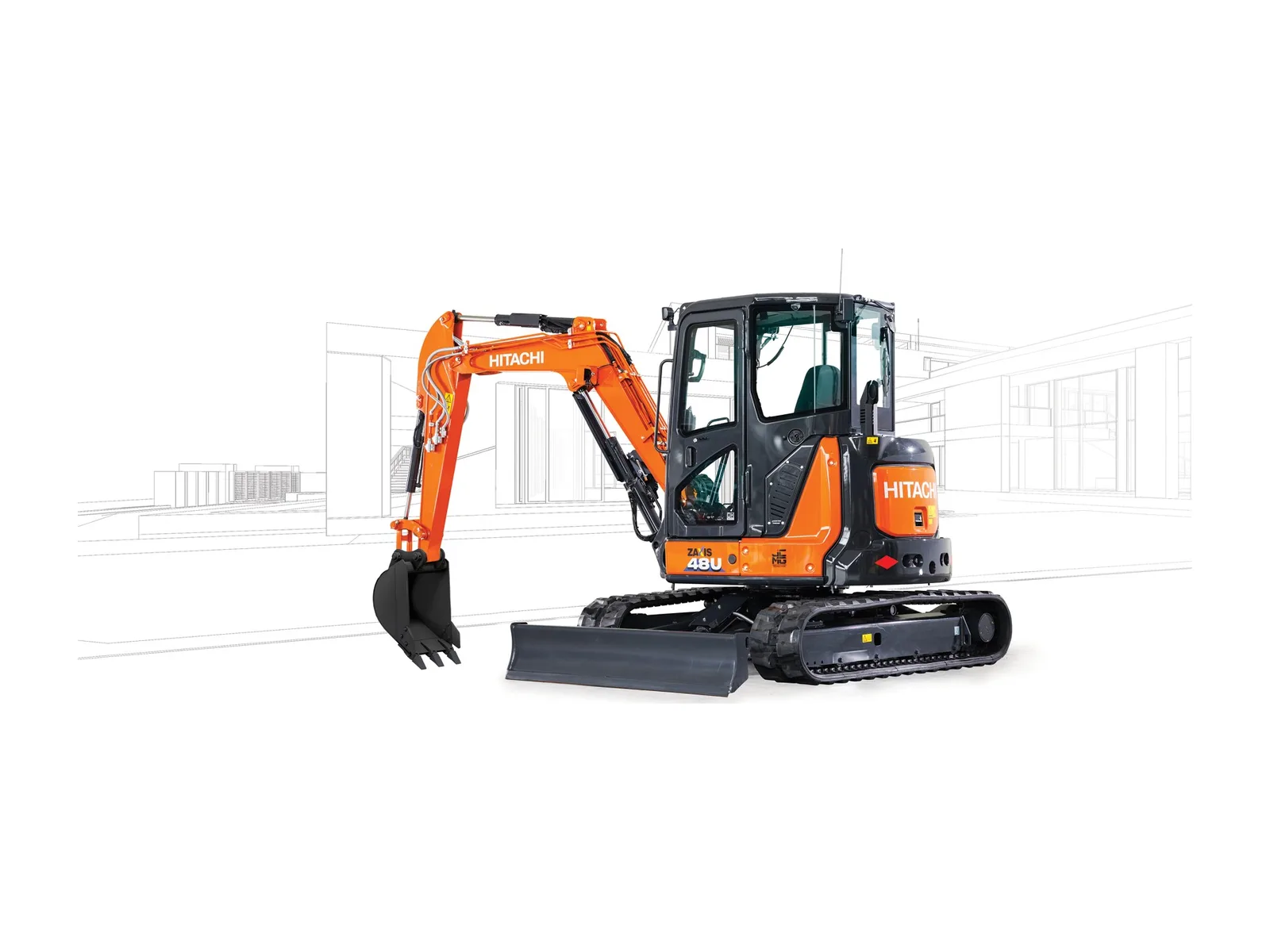 Hitachi ZX48U-6, Mini excavators