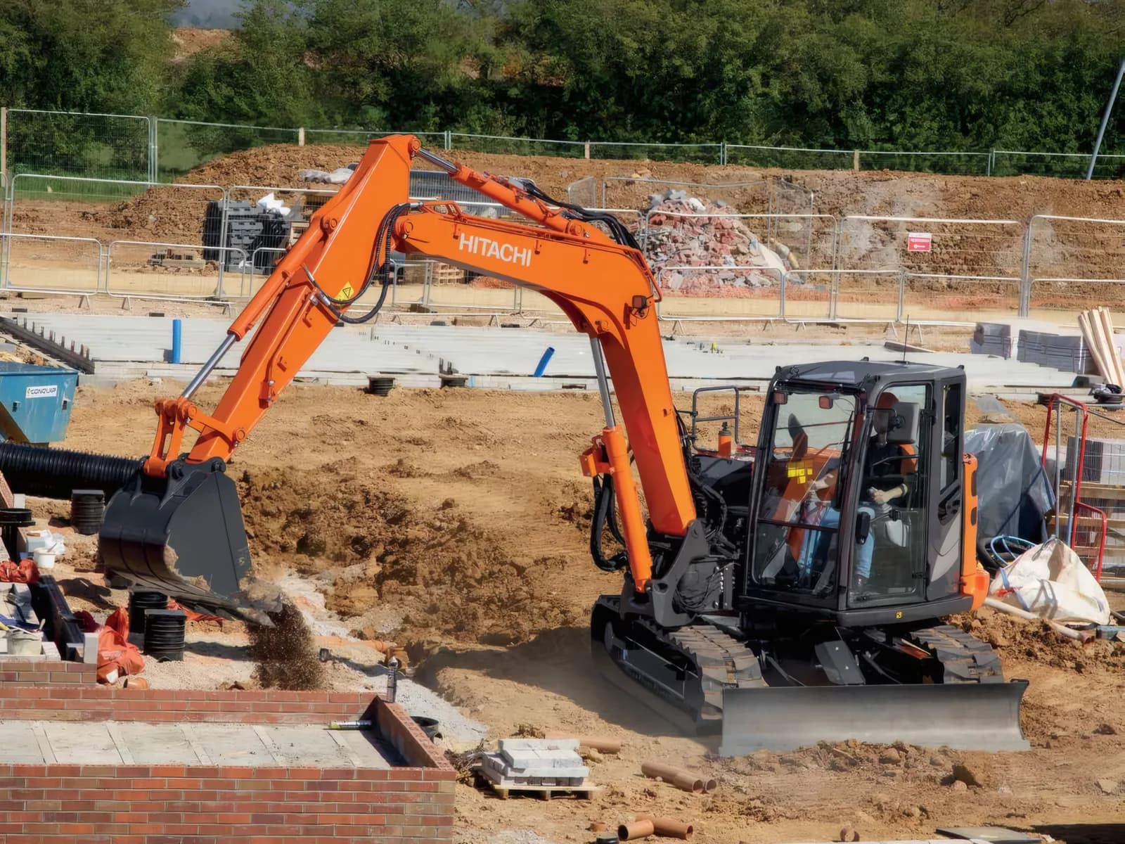 Hitachi ZX85USB-6, Tracked excavators